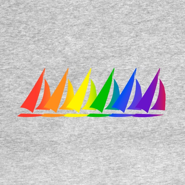 LGBT Sailor's Gay Pride by Sailfaster Designs